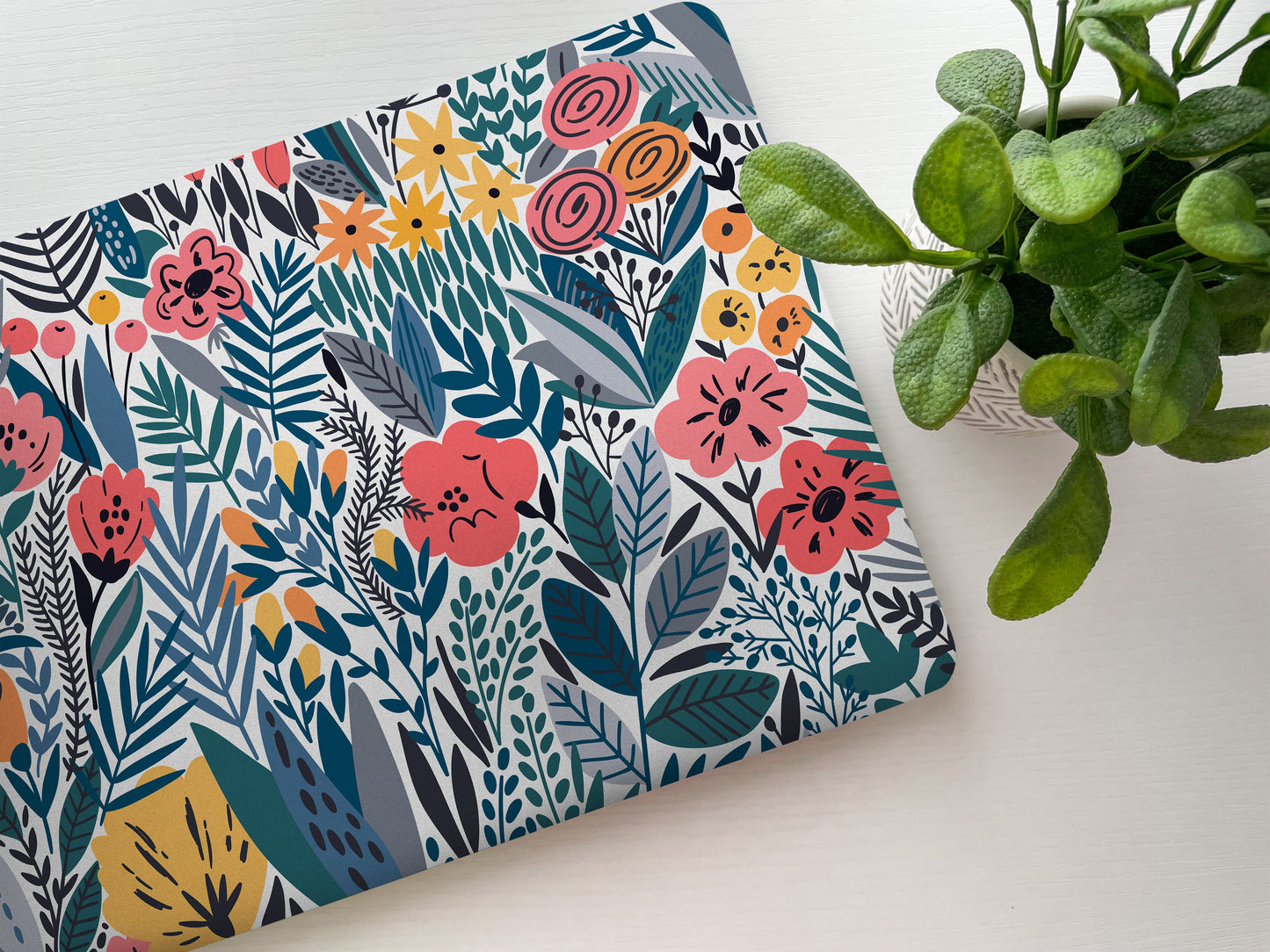 Floral Tropical Laptop Skin, Laptop Cover, Laptop Skins, Removable Laptop Skins, Laptop Decal, Customized Laptop Skin, Laptop Stickers 166