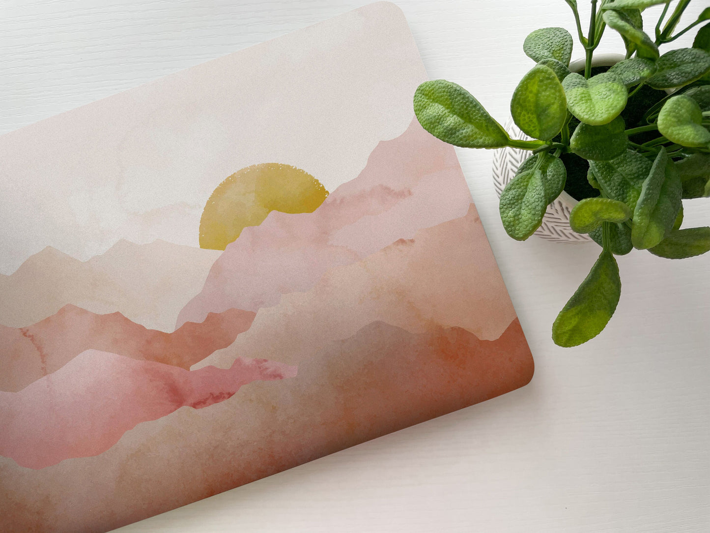 Watercolor Sunset Laptop Skin, Laptop Cover, Laptop Skins, Removable Laptop Skins, Laptop Decal, Customized Laptop Skin, Laptop Stickers 179