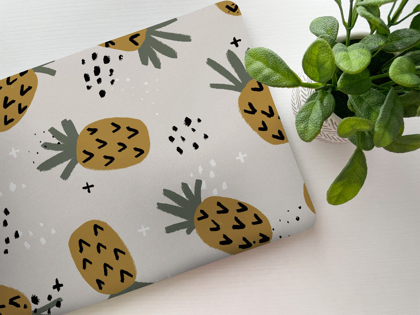 Pineapple Laptop Skin, Laptop Cover, Laptop Skins, Removable Laptop Skins, Laptop Decal, Customized Laptop Full Coverage Stickers, 31 - James & Inks