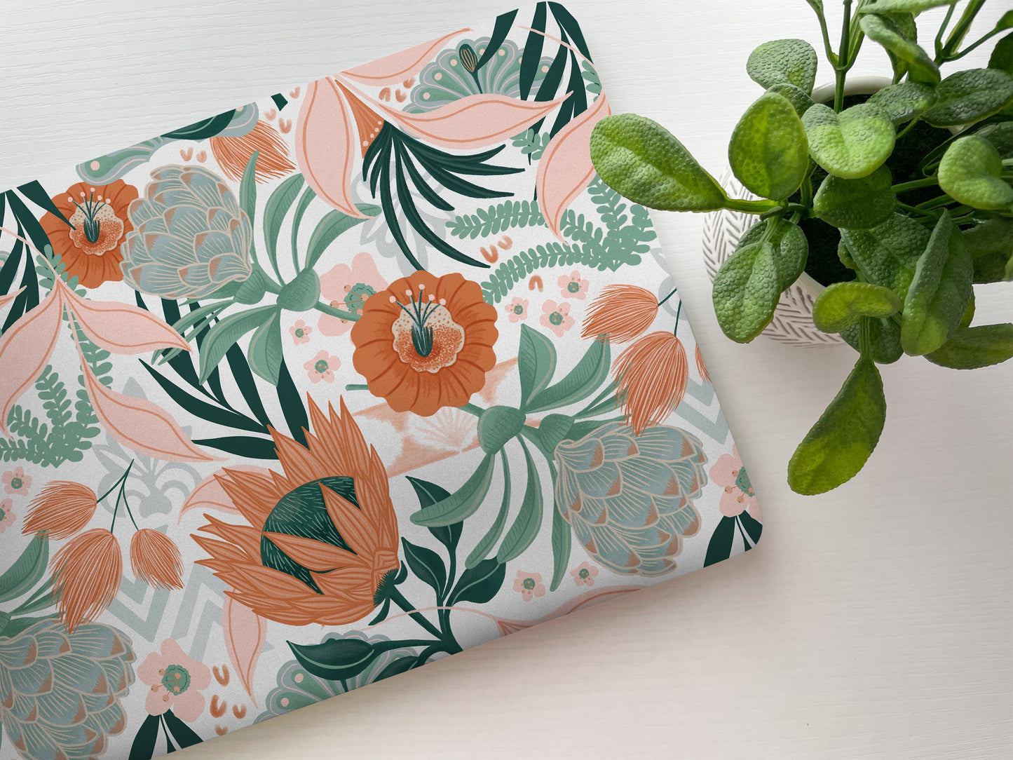 Pastel Floral Laptop Skin, Laptop Cover, Laptop Skins, Removable Laptop Skins, Laptop Decal, Customized Laptop Skin, Laptop Stickers 93 - James & Inks