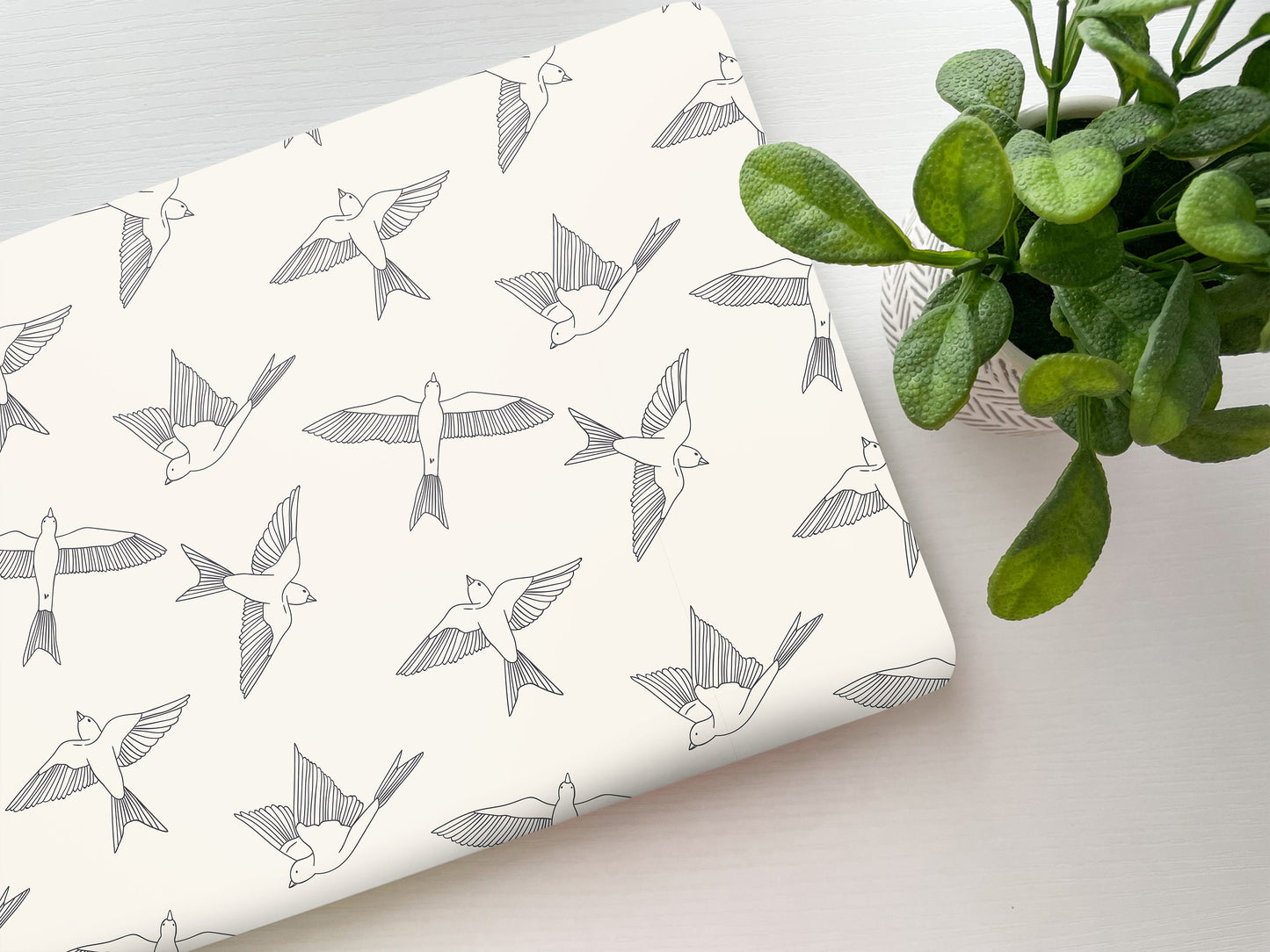 Paper Birds Laptop Skin, Laptop Cover, Laptop Skins, Removable Laptop Skins, Laptop Decal, Customized Laptop Skin, Laptop Stickers 265
