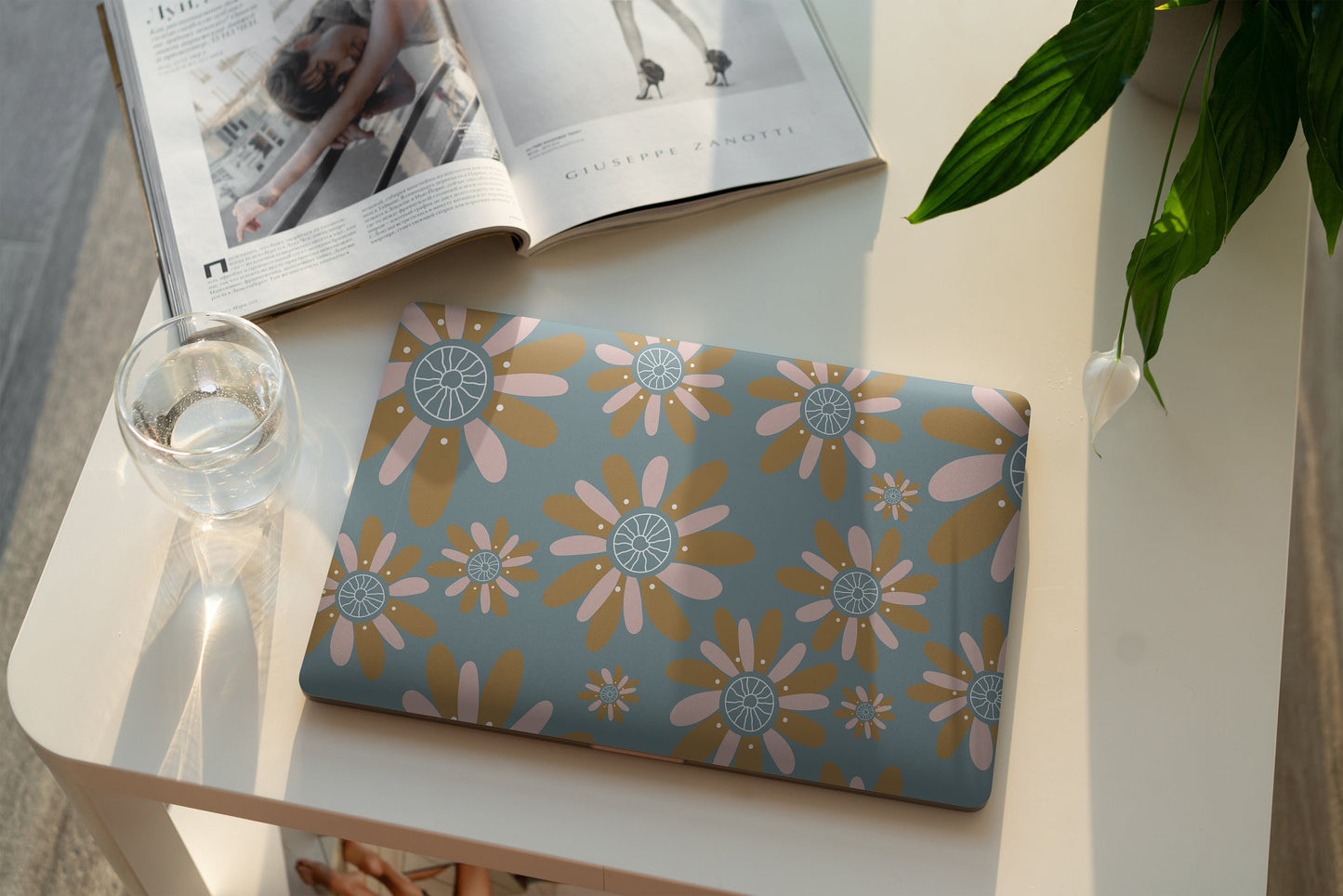 Floral Laptop Skin, Laptop Cover, Laptop Skins, Removable Laptop Skins, Laptop Decal, Customized Laptop Skin, Laptop Stickers 284