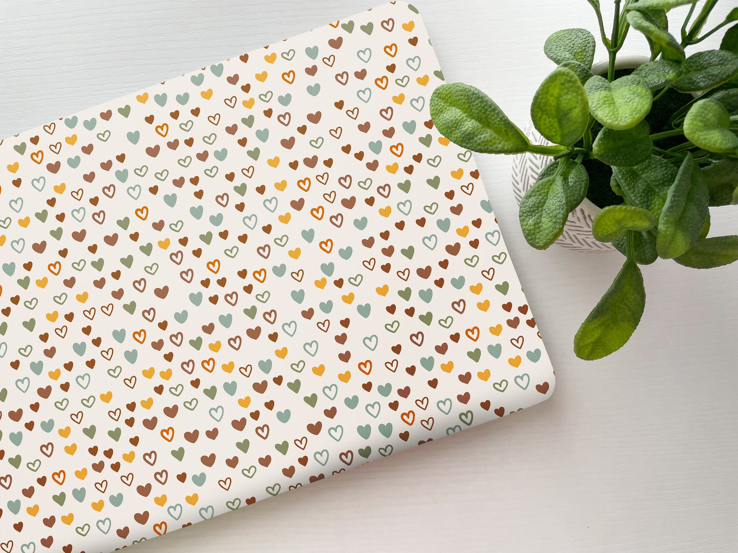 Boho Hearts Laptop Skin, Laptop Cover, Laptop Skins, Removable Laptop Skins, Laptop Decal, Customized Laptop Skin, Laptop Stickers 280