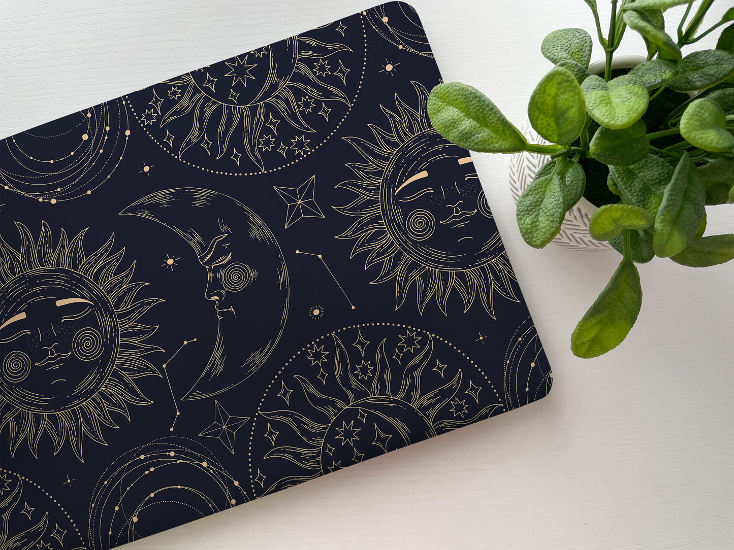 Sun And Moon Laptop Skin, Laptop Cover, Laptop Skins, Removable Laptop Skins, Laptop Decal, Customized Laptop Accessory Laptop Sticker 41 - James & Inks