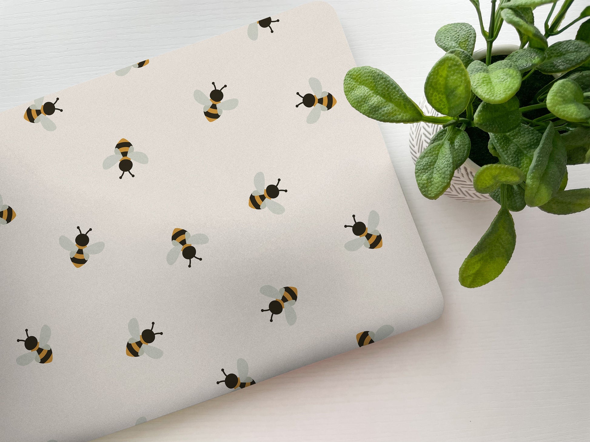 Little Bees Laptop Skin, Laptop Cover, Laptop Skins, Removable Laptop Skins, Laptop Decal, Customized Laptop Accessories Laptop Sticker 55 - James & Inks