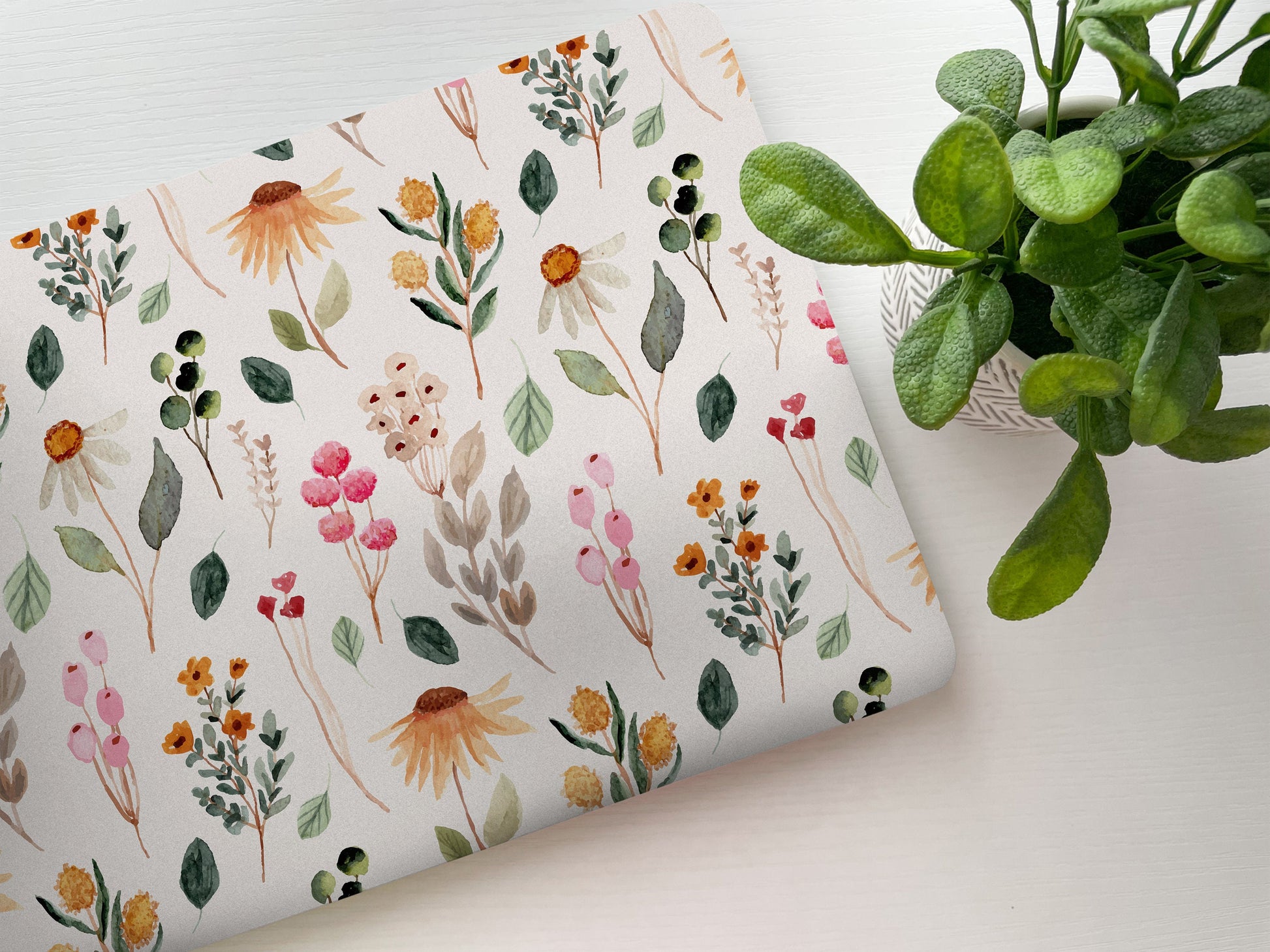 Wildflower Floral Laptop Skin, Laptop Cover, Laptop Skins, Removable Laptop Skins, Laptop Decal, Customized Laptop Skin, Laptop Stickers 84 - James & Inks