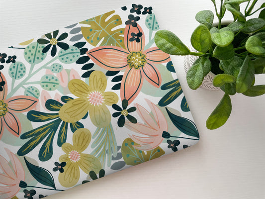 Tropic Floral Laptop Skin, Laptop Cover, Laptop Skins, Removable Laptop Skins, Laptop Decal, Customized Laptop Skin, Laptop Stickers 99 - James & Inks