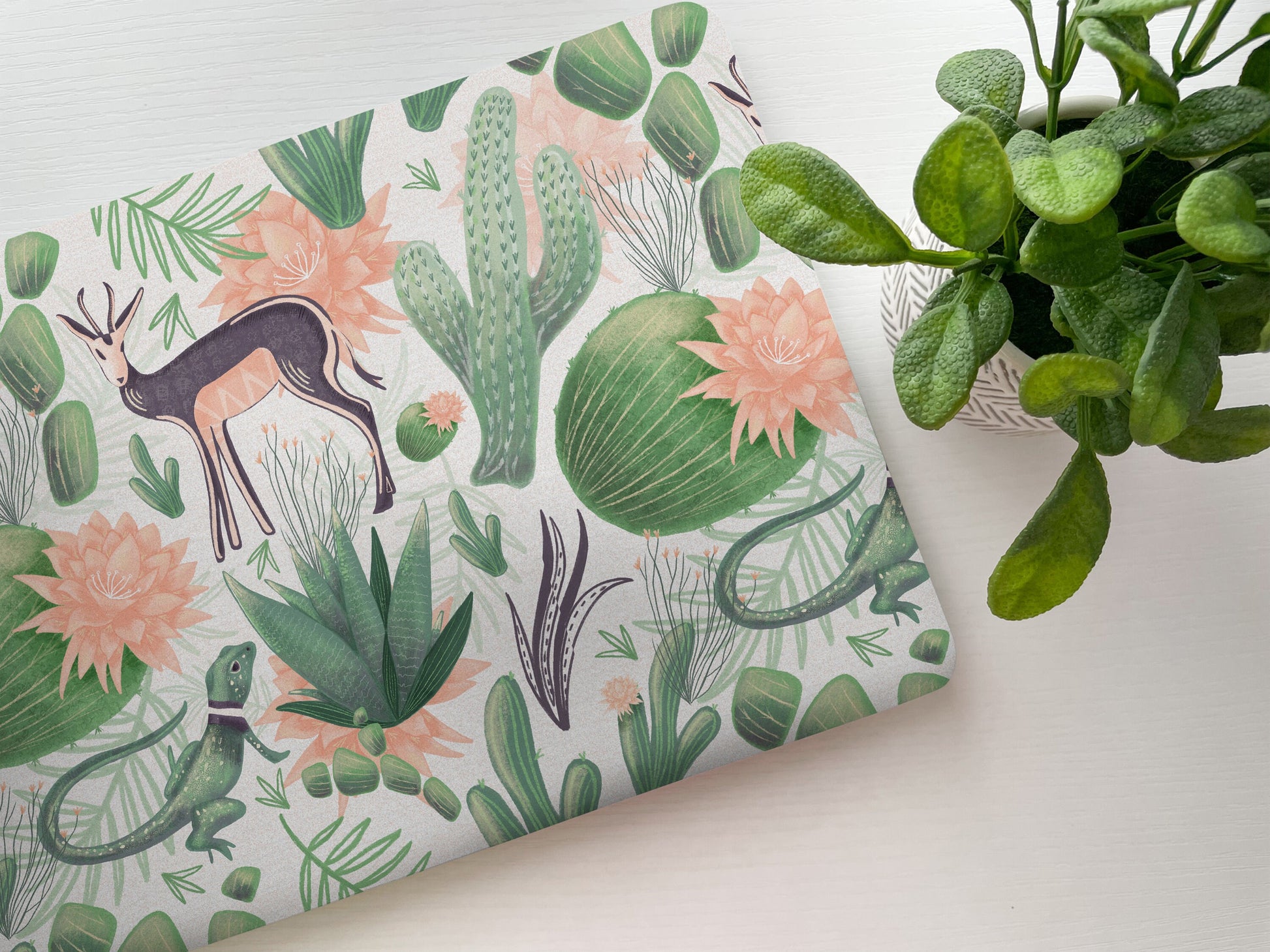 Desert Floral Laptop Skin, Laptop Cover, Laptop Skins, Removable Laptop Skins, Laptop Decal, Customized Laptop Skin, Laptop Stickers 101 - James & Inks