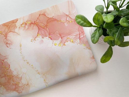 Coral Watercolor Laptop Skin, Laptop Cover, Laptop Skins, Removable Laptop Skins, Laptop Decal, Customized Laptop Skin, Laptop Stickers 128 - James & Inks