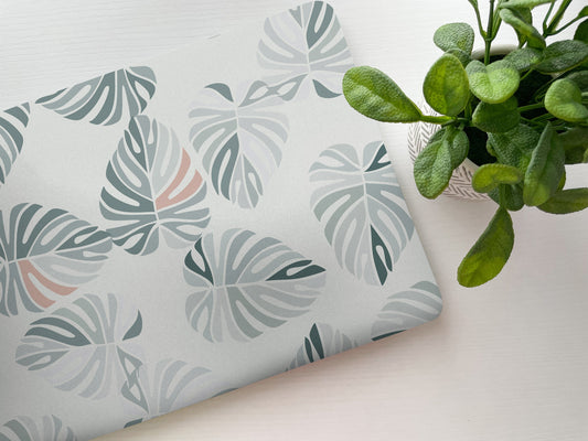 Monstera Leaf Laptop Skin, Laptop Cover, Laptop Skins, Removable Laptop Skins, Laptop Decal, Customized Laptop Skin, Laptop Stickers 143 - James & Inks