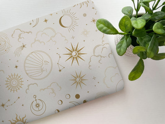 Sun Moon Laptop Skin, Laptop Cover, Laptop Skins, Removable Laptop Skins, Laptop Decal, Customized Laptop Skin, Laptop Stickers 148