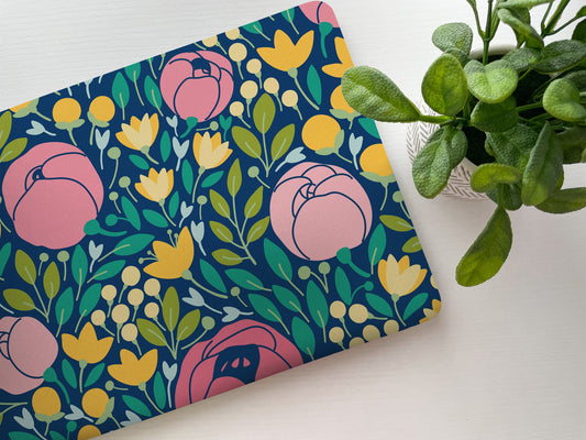 Peony Floral Laptop Skin, Laptop Cover, Laptop Skins, Removable Laptop Skins, Laptop Decal, Customized Laptop Skin, Laptop Stickers 169