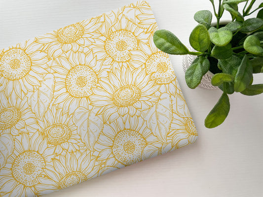Yellow Sunflower Laptop Skin, Laptop Cover, Laptop Skins, Removable Laptop Skins, Laptop Decal, Customized Laptop Skin, Laptop Stickers 183