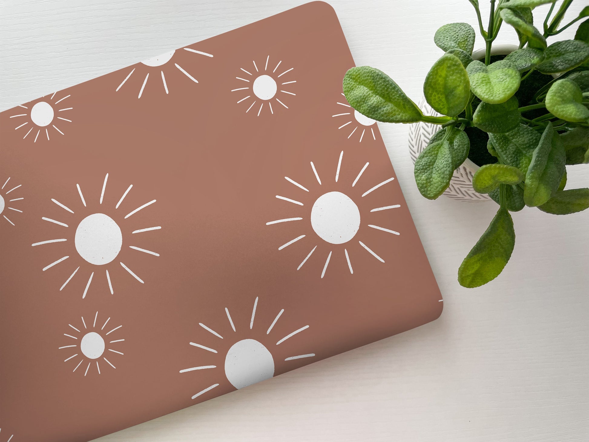 Boho Suns Laptop Skin, Laptop Cover, Laptop Skins, Removable Laptop Skins, Laptop Decal, Customized Laptop Full Coverage Stickers, 21 - James & Inks