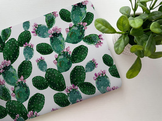 Floral Cactus Laptop Skin, Laptop Cover, Laptop Skins, Removable Laptop Skins, Laptop Decal, Customized Laptop Accessories Laptop Sticker 53 - James & Inks