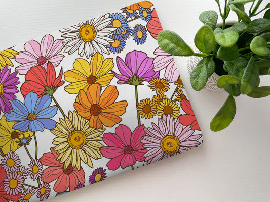 Floral Wildflower Laptop Skin, Laptop Cover, Laptop Skins, Removable Laptop Skins, Laptop Decal, Customized Laptop Skin, Laptop Stickers 78 - James & Inks