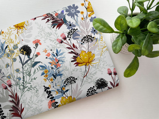 Floral Wildflower Laptop Skin, Laptop Cover, Laptop Skins, Removable Laptop Skins, Laptop Decal, Customized Laptop Skin, Laptop Stickers 81 - James & Inks