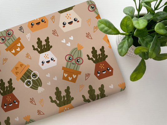 Boho Cactus Cute Laptop Skin, Laptop Cover, Laptop Skins, Removable Laptop Skins, Laptop Decal, Customized Laptop Skin, Laptop Stickers 106 - James & Inks