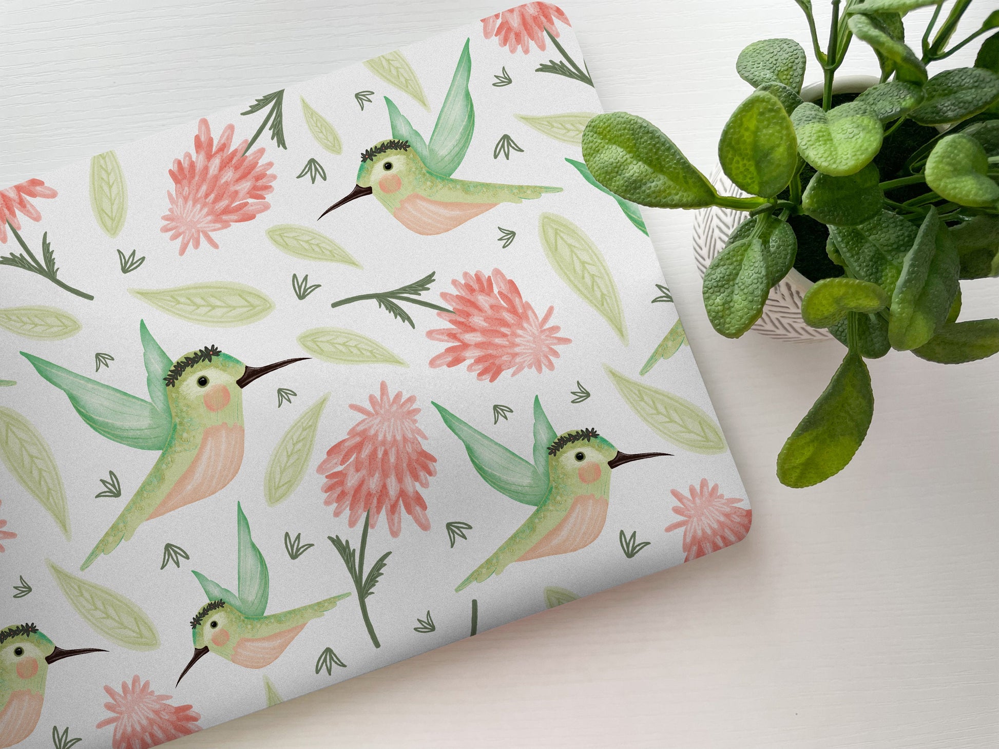 Cute Hummingbird Laptop Skin, Laptop Cover, Laptop Skins, Removable Laptop Skins, Laptop Decal, Customized Laptop Skin, Laptop Stickers 109 - James & Inks