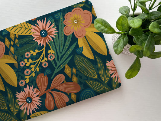 Tropical Floral Laptop Skin, Laptop Cover, Laptop Skins, Removable Laptop Skins, Laptop Decal, Customized Laptop Skin, Laptop Stickers 117 - James & Inks