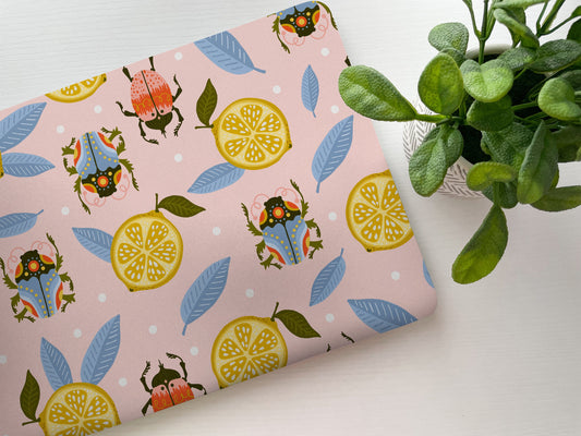 Lemon Floral Laptop Skin, Laptop Cover, Laptop Skins, Removable Laptop Skins, Laptop Decal, Customized Laptop Skin, Laptop Stickers 171
