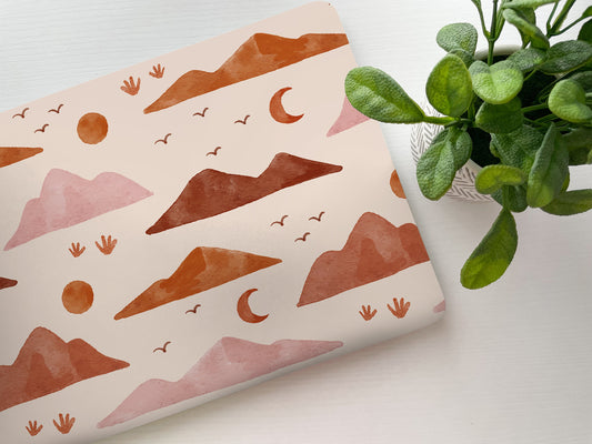 Boho Mountain Top Laptop Skin, Laptop Cover, Laptop Skins, Removable Laptop Skins, Laptop Decal, Customized Laptop Skin, Laptop Stickers 225