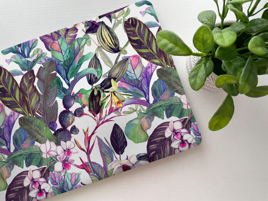 Tropical Garden Laptop Skin, Laptop Cover, Laptop Skins, Removable Laptop Skins, Laptop Decal, Customized Laptop Skin, Laptop Stickers 240