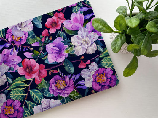 Tropical Flowers Laptop Skin, Laptop Cover, Laptop Skins, Removable Laptop Skins, Laptop Decal, Customized Laptop Skin, Laptop Stickers 245