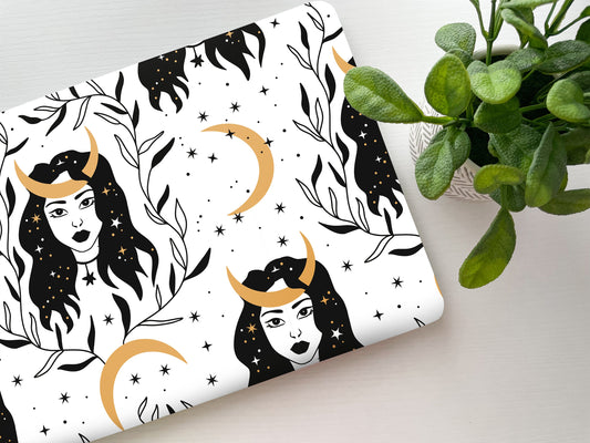 Boho Mystic Moon Laptop Skin, Laptop Cover, Laptop Skins, Removable Laptop Skins, Laptop Decal, Customized Laptop Skin, Laptop Stickers 269