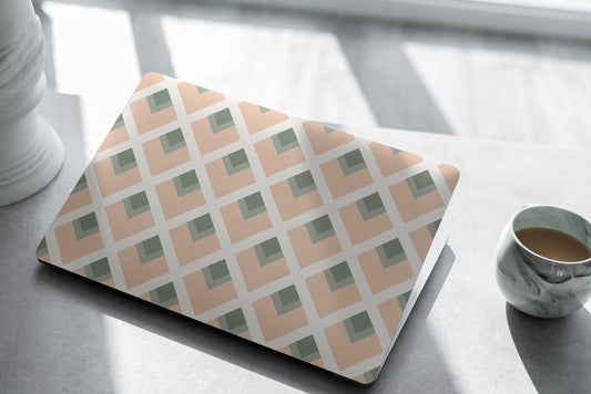Pink Geometric Laptop Skin, Laptop Cover, Laptop Skins, Removable Laptop Skins, Laptop Decal, Customized Laptop Skin, Laptop Stickers 289