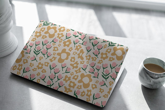 Abstract Floral Laptop Skin, Laptop Cover, Laptop Skins, Removable Laptop Skins, Laptop Decal, Customized Laptop Skin, Laptop Stickers 321
