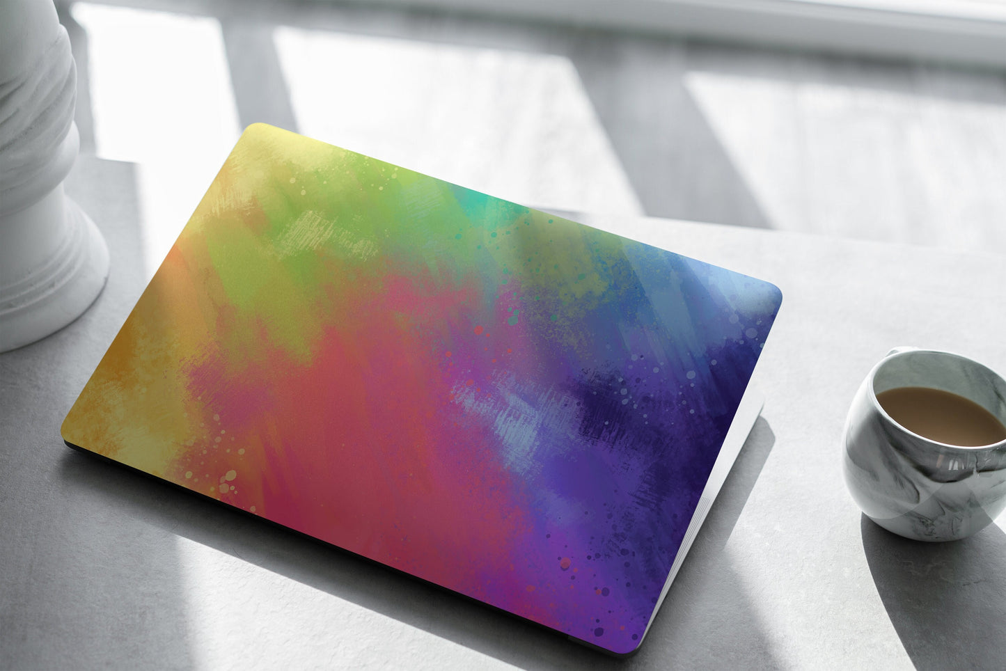 Rainbow Laptop Skin, Laptop Cover, Laptop Skins, Removable Laptop Skins, Laptop Decal, Customized Laptop Skin, Laptop Stickers 322