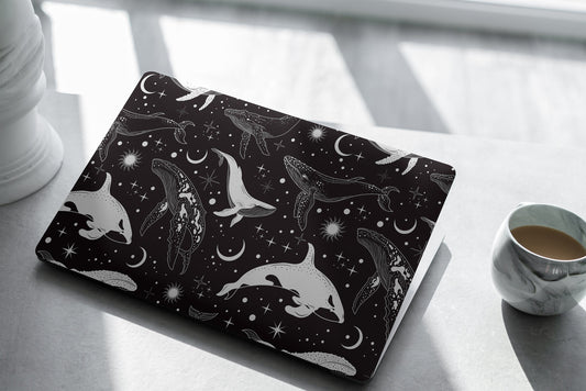 Celestial Whale Laptop Skin, Laptop Cover, Laptop Skins, Removable Laptop Skins, Laptop Decal, Customized Laptop Skin, Laptop Stickers 340