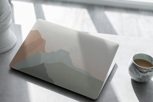 Sunset Mountains Laptop Skin, Laptop Cover, Laptop Skins, Removable Laptop Skins, Laptop Decal, Customized Laptop Skin, Laptop Stickers 355