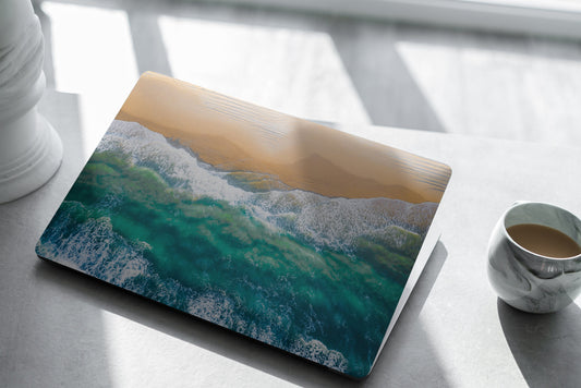 Beach Sand Laptop Skin, Laptop Cover, Laptop Skins, Removable Laptop Skins, Laptop Decal, Customized Laptop Skin, Laptop Stickers 357