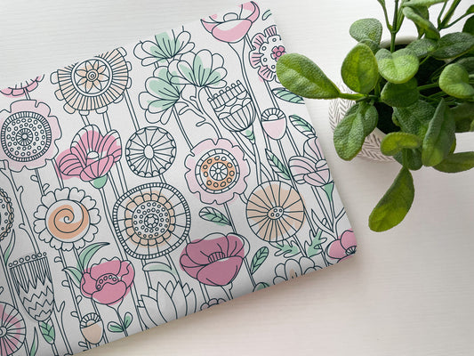 Colorful Flower Laptop Skin, Laptop Cover, Laptop Skins, Removable Laptop Skins, Laptop Decal, Customized Laptop Skin, Laptop Stickers 207
