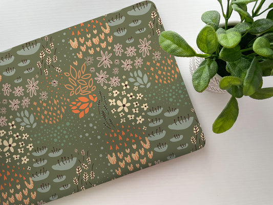 Floral Garden Laptop Skin, Laptop Cover, Laptop Skins, Removable Laptop Skins, Laptop Decal, Customized Laptop Skin, Laptop Stickers 230