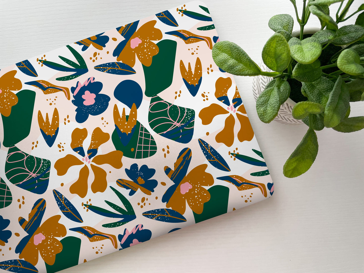 Abstract Florals Laptop Skin, Laptop Cover, Laptop Skins, Removable Laptop Skins, Laptop Decal, Customized Laptop Skin, Laptop Stickers 231