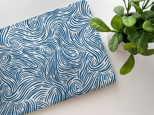 Abstract Waves Laptop Skin, Laptop Cover, Laptop Skins, Removable Laptop Skins, Laptop Decal, Customized Laptop Skin, Laptop Stickers 237