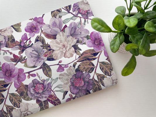 Tropical Purple Laptop Skin, Laptop Cover, Laptop Skins, Removable Laptop Skins, Laptop Decal, Customized Laptop Skin, Laptop Stickers 243