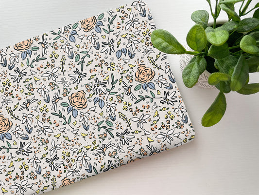 Muted Florals Laptop Skin, Laptop Cover, Laptop Skins, Removable Laptop Skins, Laptop Decal, Customized Laptop Skin, Laptop Stickers 261