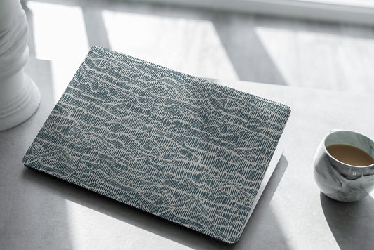 Blue Brush Laptop Skin, Laptop Cover, Laptop Skins, Removable Laptop Skins, Laptop Decal, Customized Laptop Skin, Laptop Stickers 302