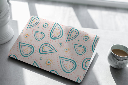 Paisley Pattern Laptop Skin, Laptop Cover, Laptop Skins, Removable Laptop Skins, Laptop Decal, Customized Laptop Skin, Laptop Stickers 303