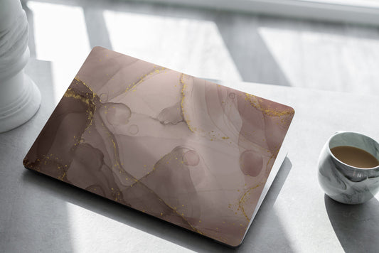 Watercolor Taupe Laptop Skin, Laptop Cover, Laptop Skins, Removable Laptop Skins, Laptop Decal, Customized Laptop Skin, Laptop Stickers 324