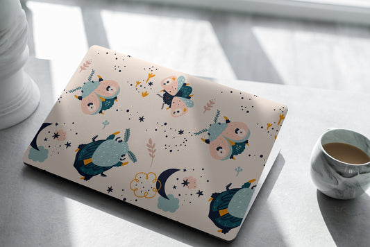 Cute Boho Beatles Laptop Skin, Laptop Cover, Laptop Skins, Removable Laptop Skins, Laptop Decal, Customized Laptop Skin, Laptop Stickers 393