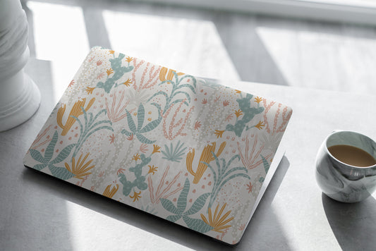 Cactus Garden Laptop Skin, Laptop Cover, Laptop Skins, Removable Laptop Skins, Laptop Decal, Customized Laptop Skin, Laptop Stickers 402