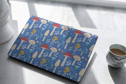Cute Mushroom Laptop Skin, Laptop Cover, Laptop Skins, Removable Laptop Skins, Laptop Decal, Customized Laptop Skin, Laptop Stickers 403