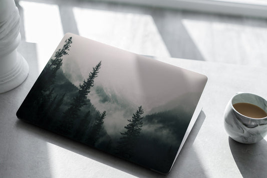 Mountain Trees Laptop Skin, Laptop Cover, Laptop Skins, Removable Laptop Skins, Laptop Decal, Customized Laptop Skin, Laptop Stickers 376