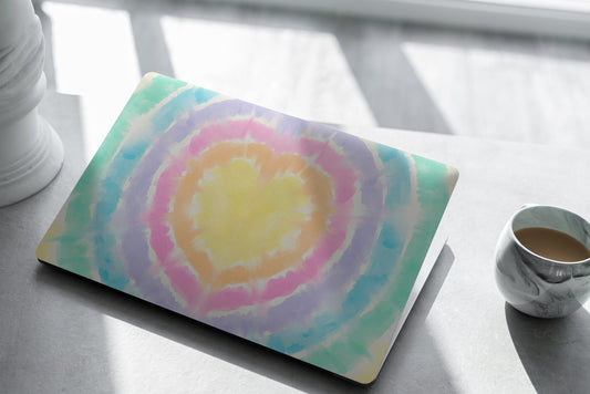 Colorful Heart Laptop Skin, Laptop Cover, Laptop Skins, Removable Laptop Skins, Laptop Decal, Customized Laptop Skin, Laptop Stickers 395
